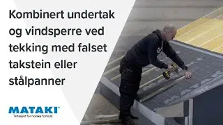 Kombinert undertak og vindsperre ved tekking med falset takstein eller st&aring;lpanner | Prosjektering