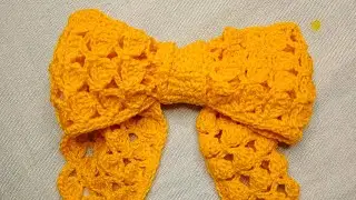 1°parte Tutorial Lazo Coquette a crochet 🧶🎀