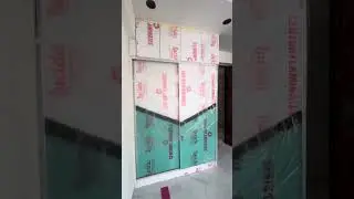 3Bhk Flat Interior Work In Progress, Sliding Wardrobe, Tv Cabinet, Modular Kitchen, Hall Partesion