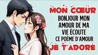 Bonjour mon amour de ma vie écoute ce poème d’amour 