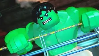Lego Marvels Hulk Out on the Helicarrier 