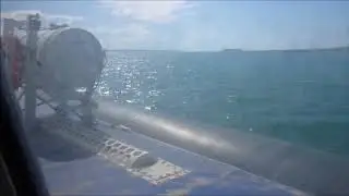 Hovertravel Hovercraft - Full Journey Across The Solent - Southsea To Ryde - June 2018 | kittikoko