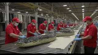 How Synthetic Snake Skin Leather Is Made Today: Inside the Modern Factory