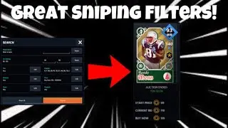 3+ GREAT SNIPING FILTERS! Make Millions of Coins Fast! Madden Mobile 21
