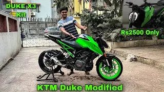 KTM DUKE full modification || Duke X3 kit only at rs2500