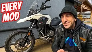 BMW G650GS Setup - TOURING Across Italy!