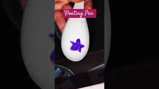 Drawing a purple star with floating pen 🖊️ (S552)#viral #trending #youtubeshorts #shortvideo #