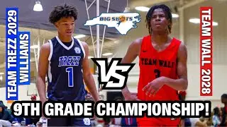 THEY PLAYED UP!?!?! BIGSHOTS NC TIPOFF 15U SLAM CHAMPIONSHIP! TEAM TREZZ 2029 vs. TEAM WALL 2028