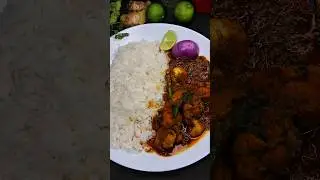 Bengali Style Chicken Kosha #streetfood  #chickenrecipe #chickencurry
