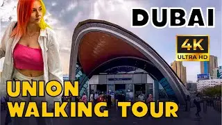 Union metro Station Dubai Walking Tour 4k | Dubai Walking Tour 4k | Walking Tour 4k  - ilmi Bite