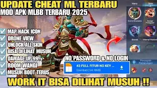 CHEAT ML TERBARU 2025 ANTI BANNED - MOD MENU MAP HACK MOBILE LEGENDS UNLOCK ALL SKIN GRATIS