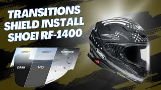 Upgrade Your Helmet Game: How To Install The Shoei RF-1400 CWR-F2 Transitions Shield
