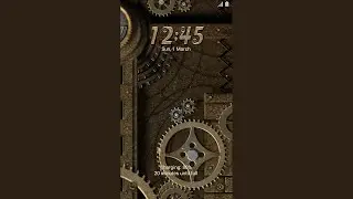 Galaxy Premium Theme - Steampunk Animated Lockscreen