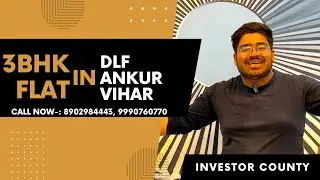 2Park Facing 3BHK Ultra Luxury Flat in DLF Ankur Vihar Come & Visit Now🏠 #realestate #3bhk