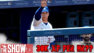 Xp glitch updated! No more double xp- make 30k/hr now in Mlb the show 21