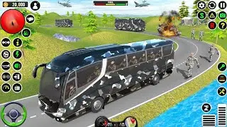Army Coach Driving Bus Game 3D - Android Gameplay #1