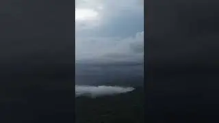 Fog Flowing Through the Valley | Aerial Drone View