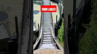 Twin Lakes DRAGON FALLS POV #twinlakes #water #logflume #ride #kids #themepark #UK #fun #wet#drop