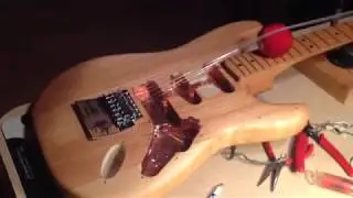 Shielding the Fender Strat Part 1 (BedRoom Rock Studios)