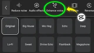 Improve Audio Quality CapCut | Voice Enhance In CapCut