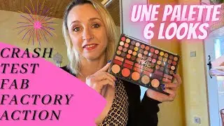 UNE PALETTE = 6 LOOKS  🤩 Test Fab Factory Action