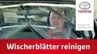 Scheibenwischer pflegen und reinigen | Anleitung zum Aufbereiten der Wischerblätter