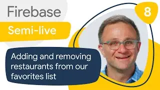 SQL-like joins in Cloud Firestore #8: Adding and removing restaurants from our favorites list