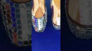 Mirror Juttis | Handcrafted Juttis | Walking Feet
