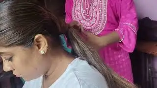 Student practice hair styleplz_subscribe_my_channel #plzsupport