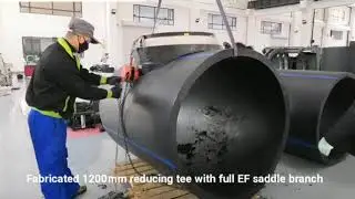 SMART JOINT FARBCIATED REDUCING TEE WITH EF BRANCH