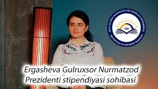 Seni bilganlar, seni taniganlar sen bilan faxrlanib yurishsin! | Prezident stipendianti bilan suhbat