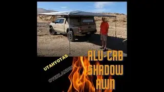 Alu-Cab Shadow Awn Install | ALUAWN LHS for Overlanding Trailer
