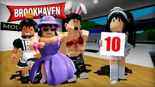 CONCURSO de MODA con YOUTUBERS en BROOKHAVEN🤣👗