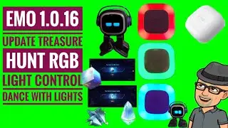 EMO Robot Living AI Update 1 0 16 Dance With Lights  Light Control  App Battery Level  Treasure Hunt