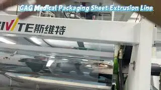 GAG Medical Packaging extrusion machine