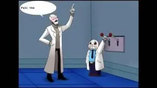 Undertale - comics Sans and Gaster 