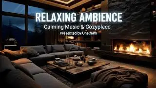 Nothing to Worry About | Warm Fireplace Glow & Gentle Calming Music for Peace