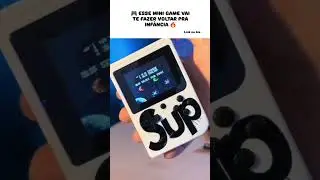 Mini video game port&aacute;til com 400 jogos Pesquise na barra de busca SHOPEE: AVT-KBM-DGD👉Ou LINK NA BIO