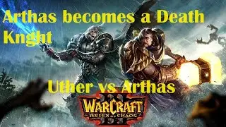 Артас пробуждается в образе нежити | Артас против Утера [Кампания Warcraft 3 Reforged]