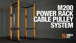 Mirafit M200 Power Rack Cable Pulley System