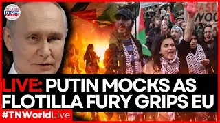LIVE NEWS | Europe Erupts: Protesters Slam Governments Over Gaza Crisis, Israel's Flotilla Raid