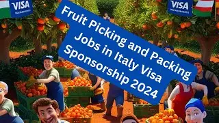 🍇Fruit Picking and Packing Jobs in Italy Visa Sponsorship 2024🍇