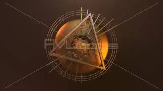Abstract Floating Kinetic Metal Alien Technology Artifact Relic Art - IncrediVFX - AVloops