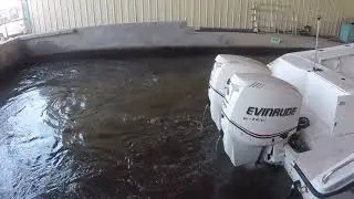 2001 Mako 232 With Twin Evinrude 150 ETEC Load Test