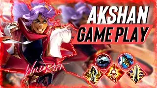 GAMEPLAY EXPLICATIVA DE AKSHAN | LEAGUE OF LEGENDS: WILD RIFT (build full cr&iacute;tico)