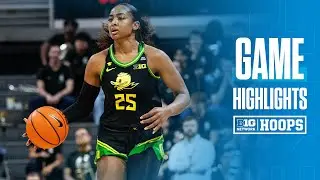 Oregon at Michigan State | HIGHLIGHTS | Big Ten Women's Basketball | 01/30/2025