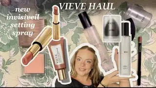 VIEVE haul - new invisiveil setting spray - satin slip lipstick swatches