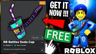 Roblox free items ! HOW TO GET RB Battles Soda Cup! ( Roblox promo codes 2023 )
