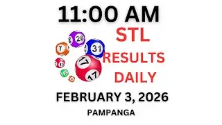 STL PAMPANGA 11:00 AM LIVE  Draw FEBRUARY 3, 2026