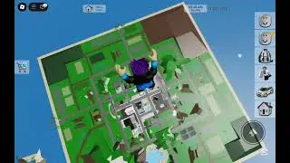 Using a parachute in brookhaven #Roblox /A-series playz